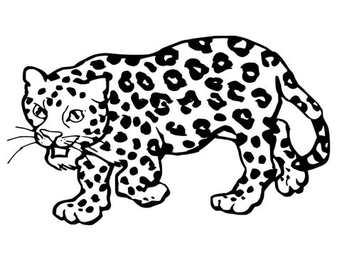 jaguar para colorear - paginas para ver series